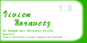 vivien moravetz business card